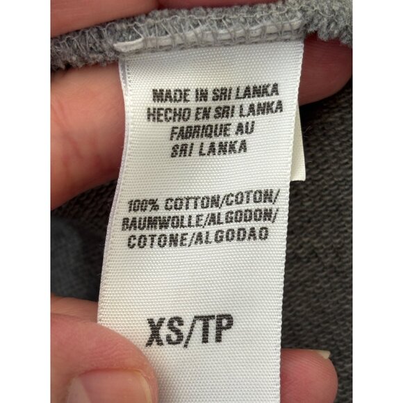 Lucky Brand Cozy Grey Hooded Wrap Cardigan With Tie Waist & Side Pockets - Picture 9 of 13